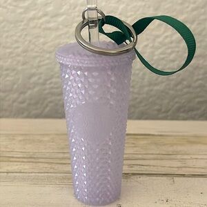 NIB Lavender Studded Starbucks Ornament/Keychain.